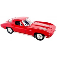 Метална кола Welly -  Chevrolet Corvette 1963, 1:34